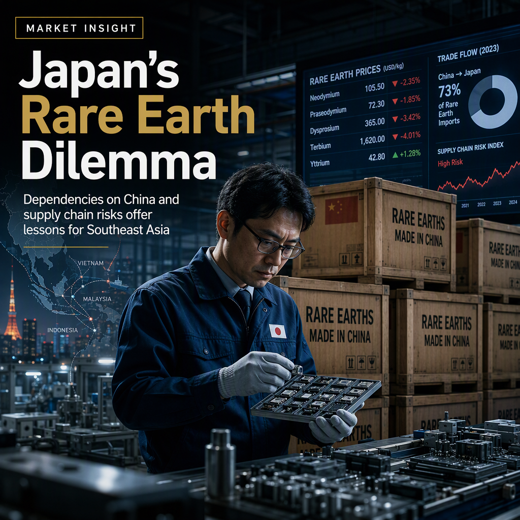 Japan's Persistent Rare Earth Dependence on China Offers Strategic Lessons for Southeast Asia