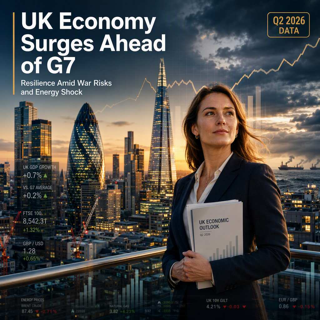 UK Economy Outpaces G7 Peers Despite Iran War Risks and Energy Price Surge