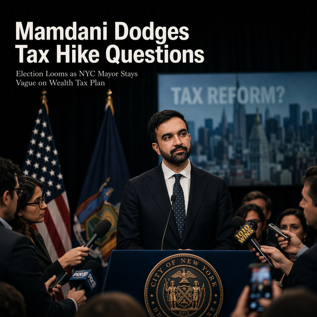 Mamdani Sidesteps Questions on Reviving Tax Hikes for Wealthy New Yorkers Ahead of Election