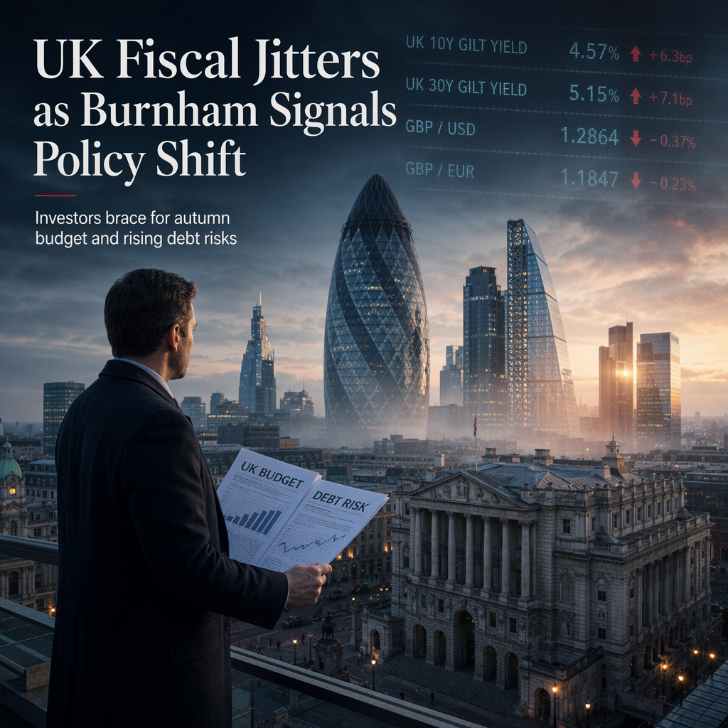 UK Fiscal Risks Loom as Investors Eye Potential Policy Shifts Under PM Burnham