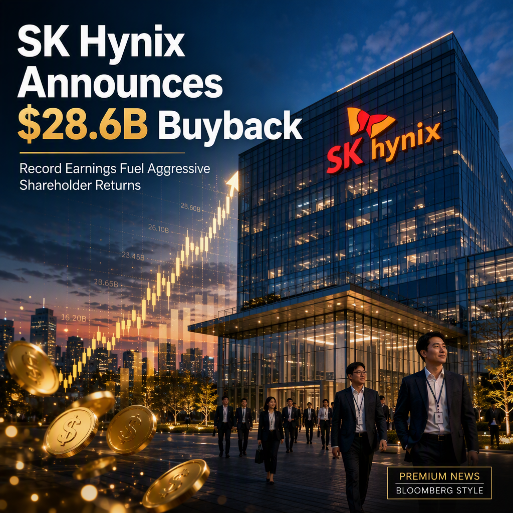 SK Hynix Unveils $28.6 Billion Share Buyback After Record Earnings