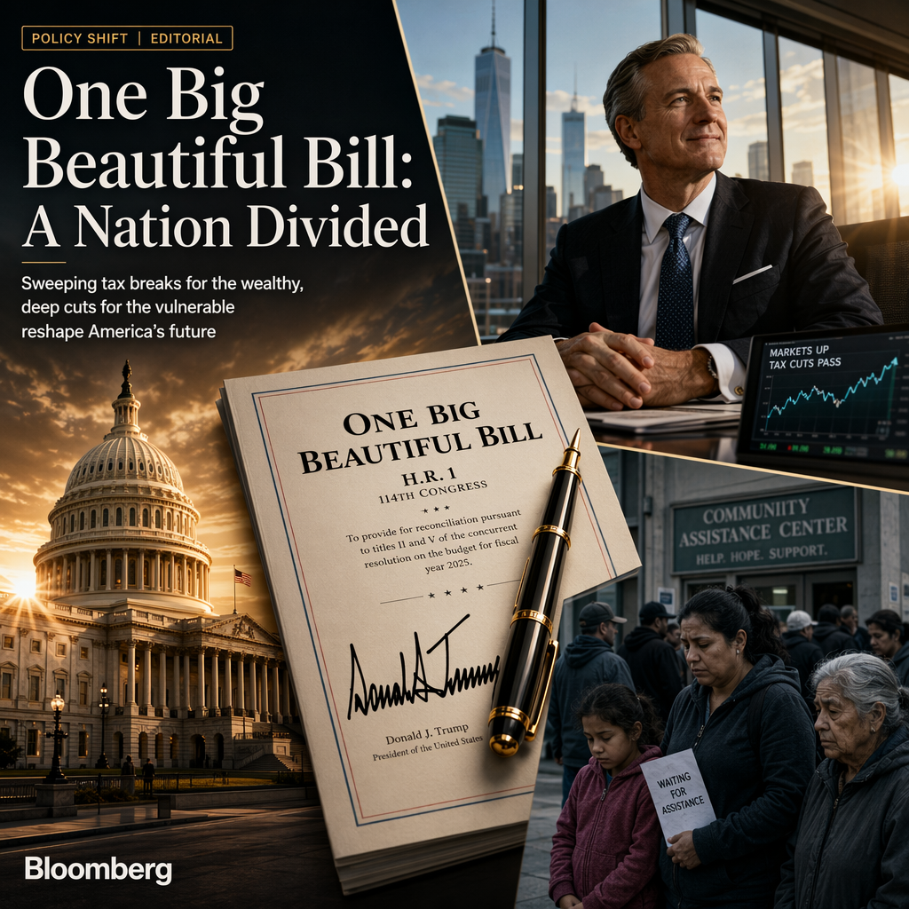 Trump's 'One Big Beautiful Bill' Reshapes U.S. Policy with Major Tax Cuts and Social Program Reductions