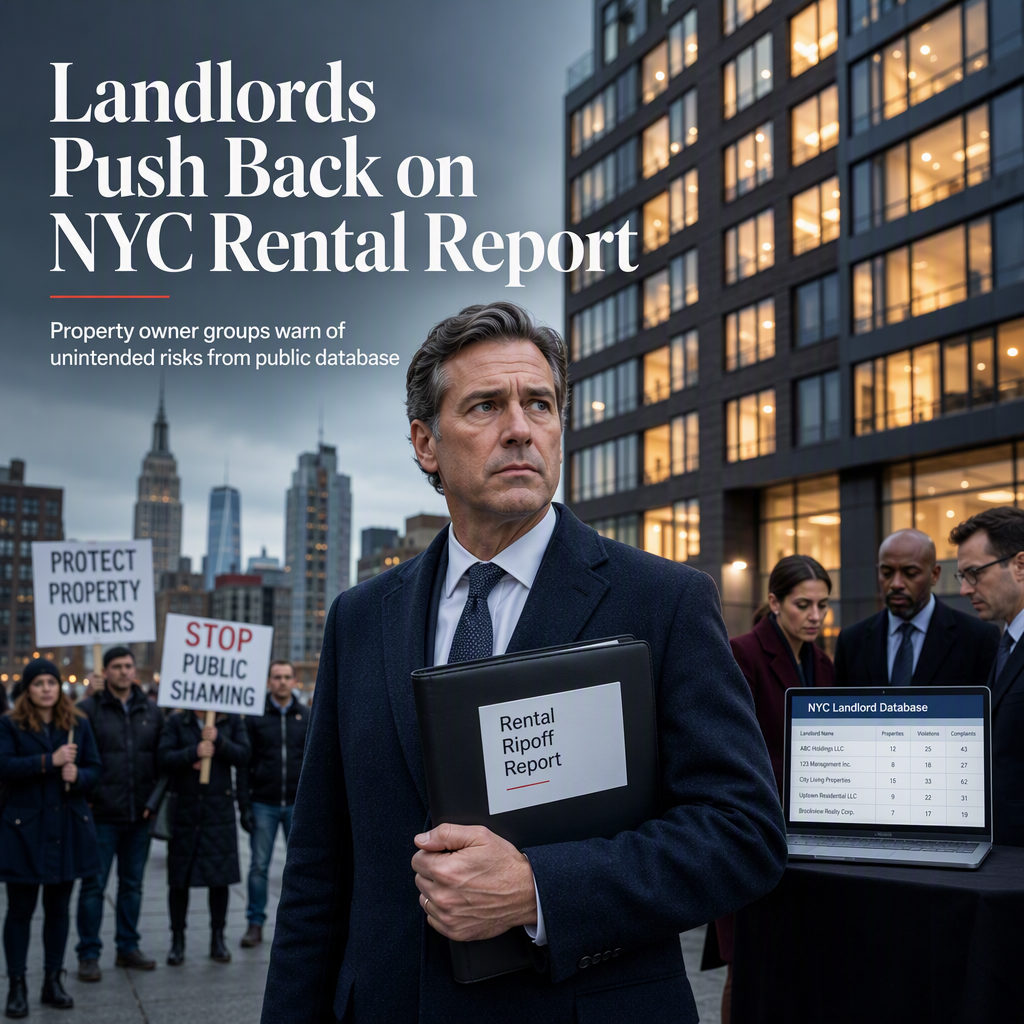 NYC Property Owner Groups Criticize Mamdani's 'Rental Ripoff Report' and Landlord Database