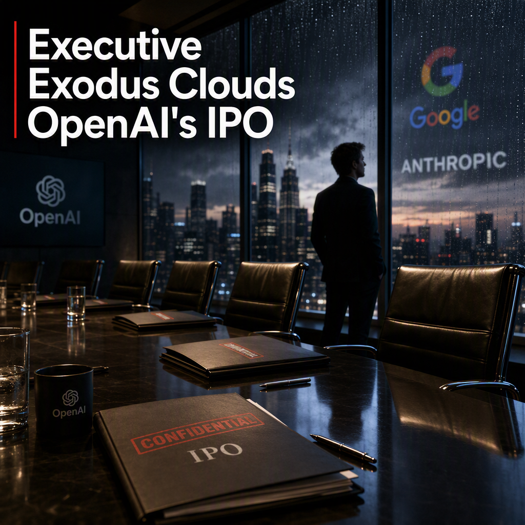 OpenAI Faces Executive Exodus Ahead of Anticipated IPO, Raising Investor Concerns