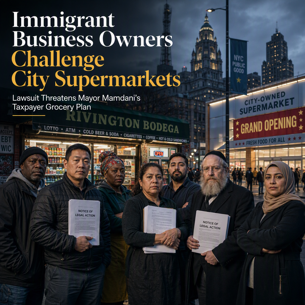 NYC Immigrant Business Owners Threaten Lawsuit Over Mayor Mamdani’s Taxpayer-Funded Supermarkets