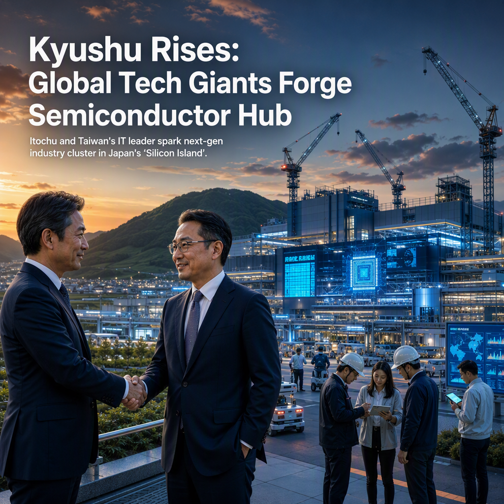 Itochu and Taiwan's Leading IT Firm Join Forces to Boost Semiconductor Expansion in Kyushu