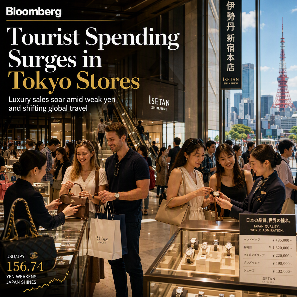 Japanese Department Stores Anticipate Boost in Tourist Spending Amid Weak Yen