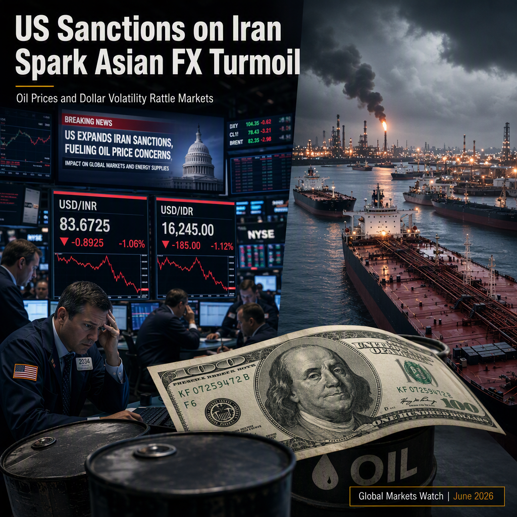US Expands Iran Sanctions, Fueling Currency Volatility in Asia Amid Oil Price Concerns