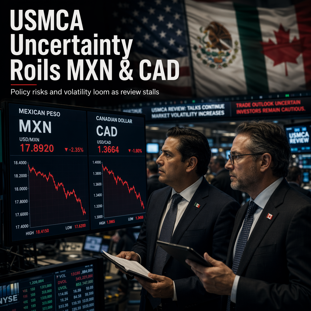 USMCA Review Uncertainty Casts Shadow Over Mexican Peso and Canadian Dollar