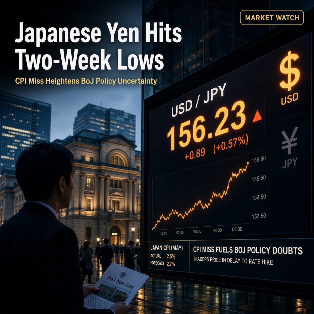 Japanese Yen Weakens After CPI Miss as Traders Await Bank of Japan Decision