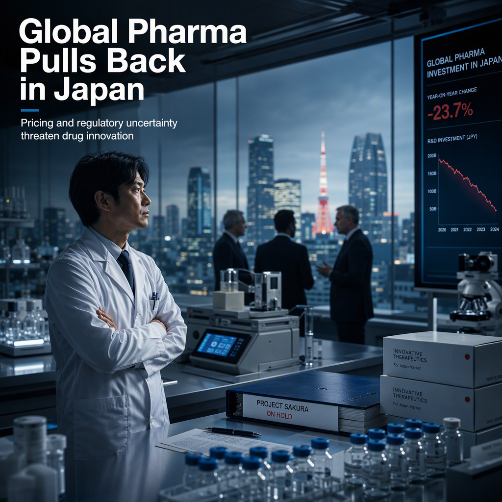 Global Pharmaceutical Firms Scale Back Innovative Drug Investments in Japan Amid Pricing and Regulatory Uncertainty
