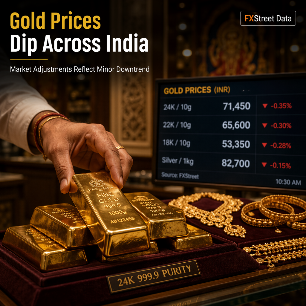 Gold Prices Decline in India Amid Market Adjustments