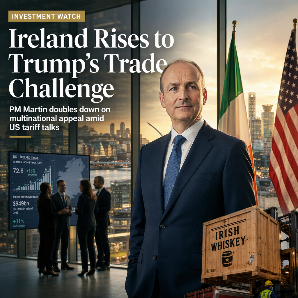 Irish PM Positions Ireland as Competitive Hub Amid Trump's Investment Push and Tariff Talks