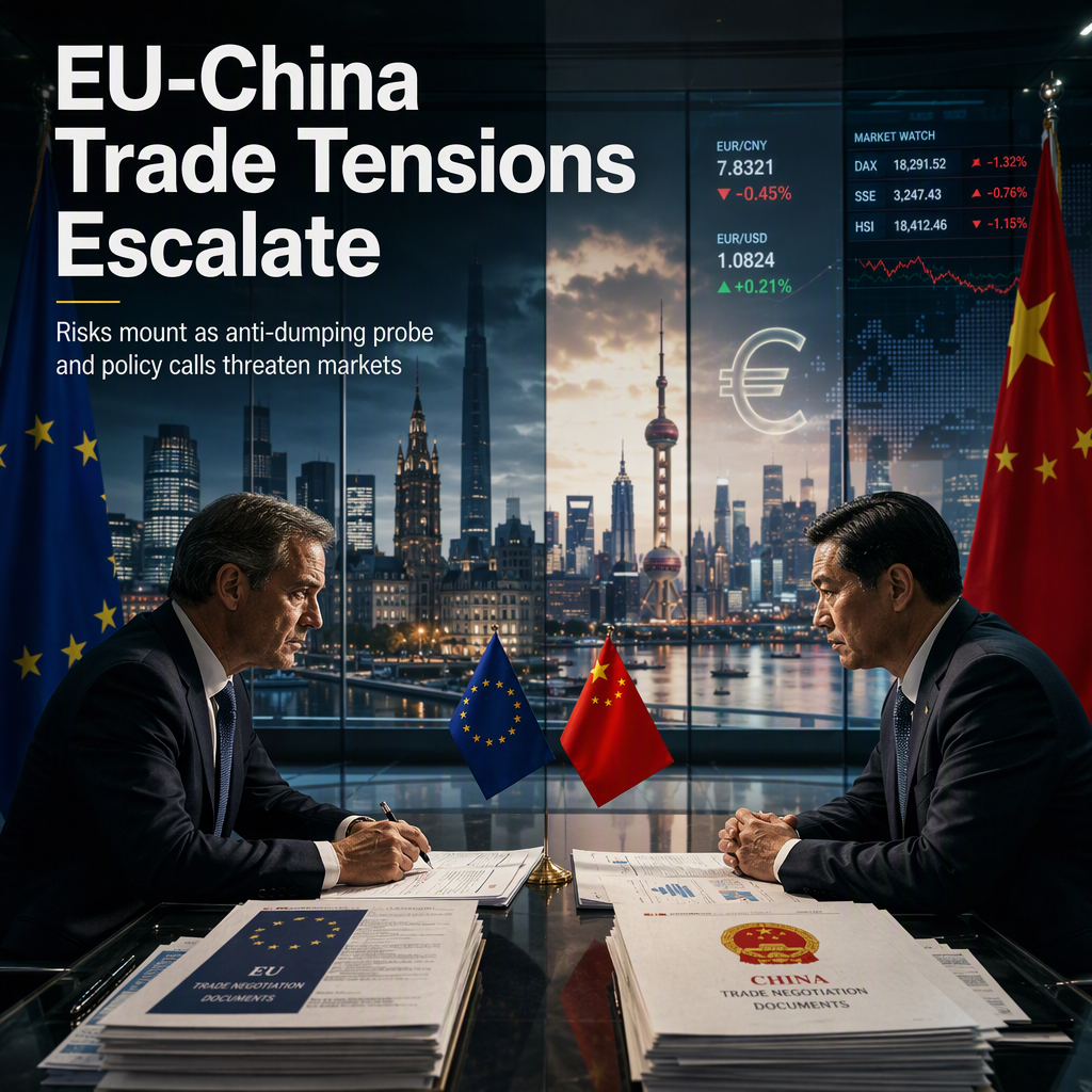EU-China Trade Tensions Escalate Amid Anti-Dumping Probe and Calls for Tougher Measures