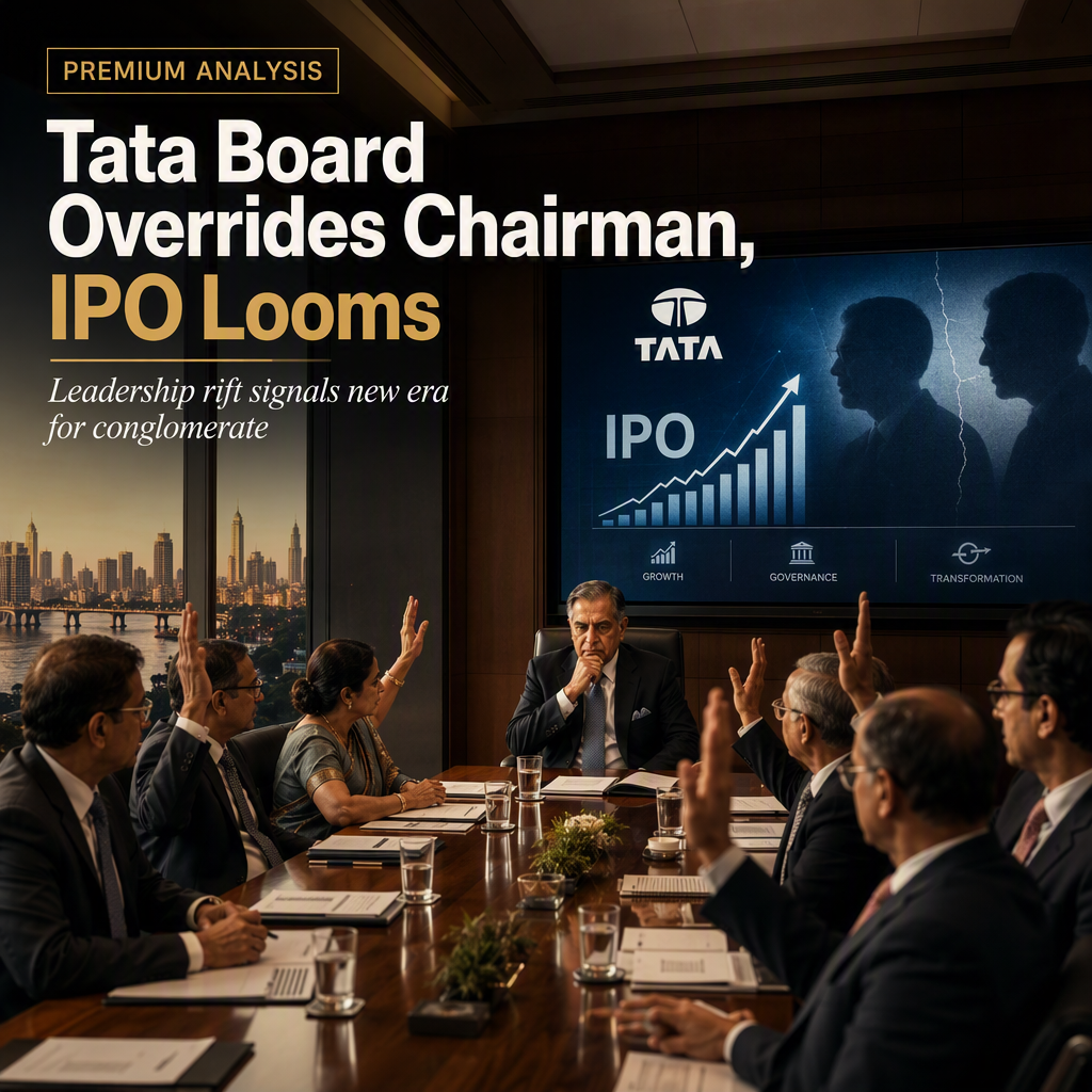 Tata Group Board Overrules Chairman, Signals IPO Amid Leadership Rift