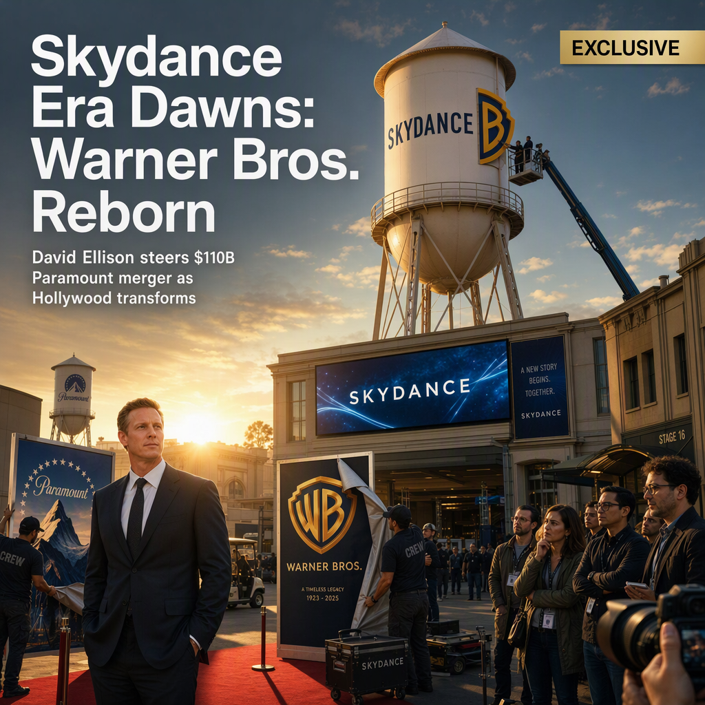 Skydance Corp. Rebrands Warner Bros. After $110 Billion Paramount Merger, Led by David Ellison