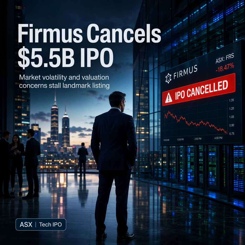 Firmus Cancels $5.5 Billion Australian IPO Amid Valuation Concerns and Market Volatility