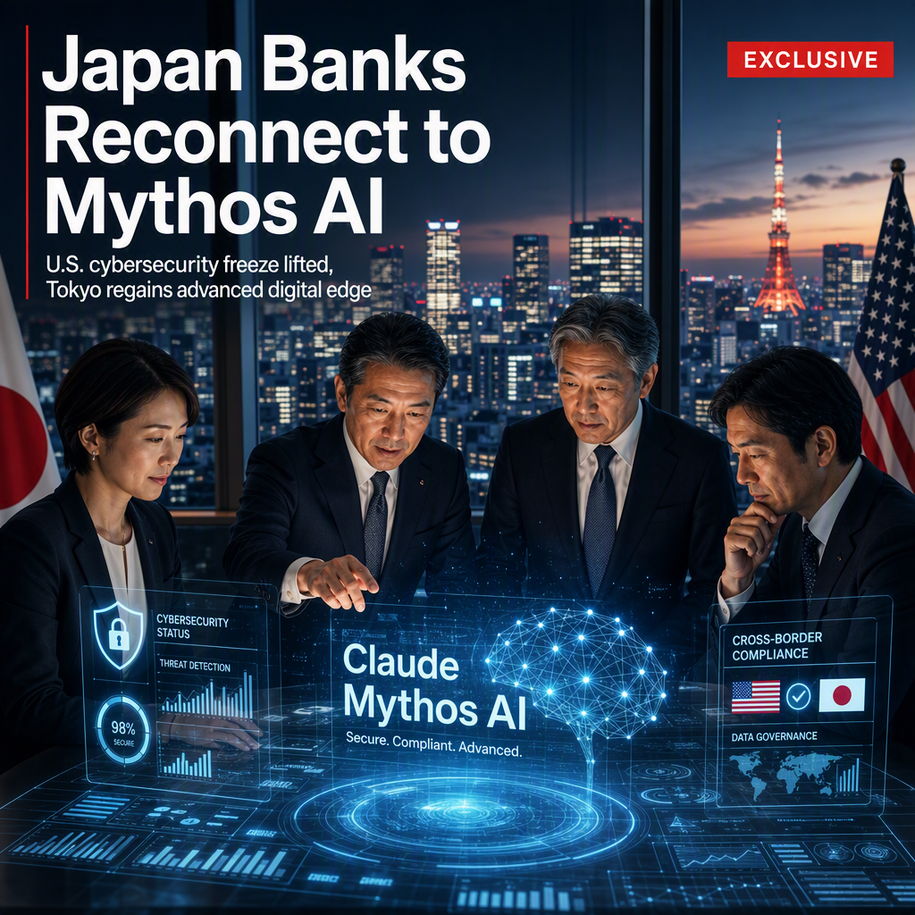 Japan's Leading Banks Regain Access to Anthropic's Mythos AI After U.S. Cybersecurity Freeze