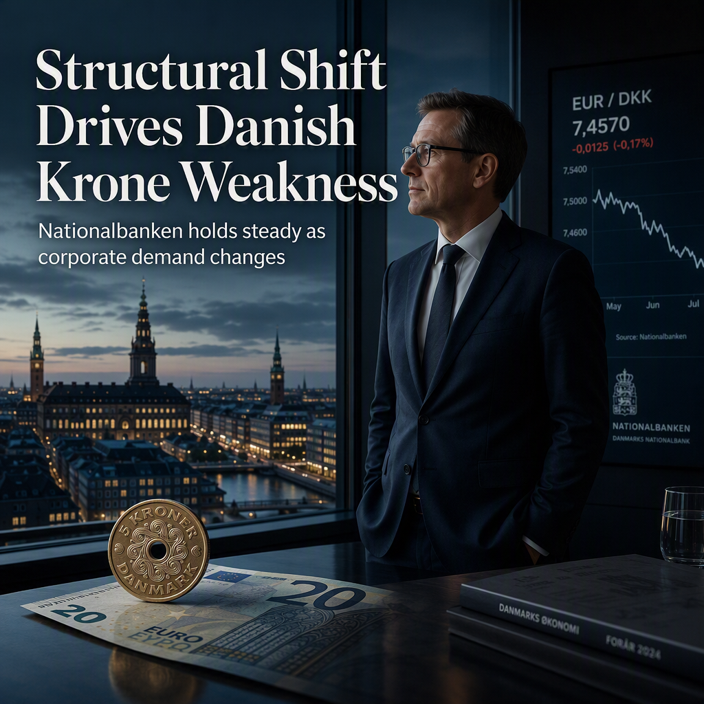 Danish Krone Weakness Deemed Structural as Nationalbanken Holds Off Intervention