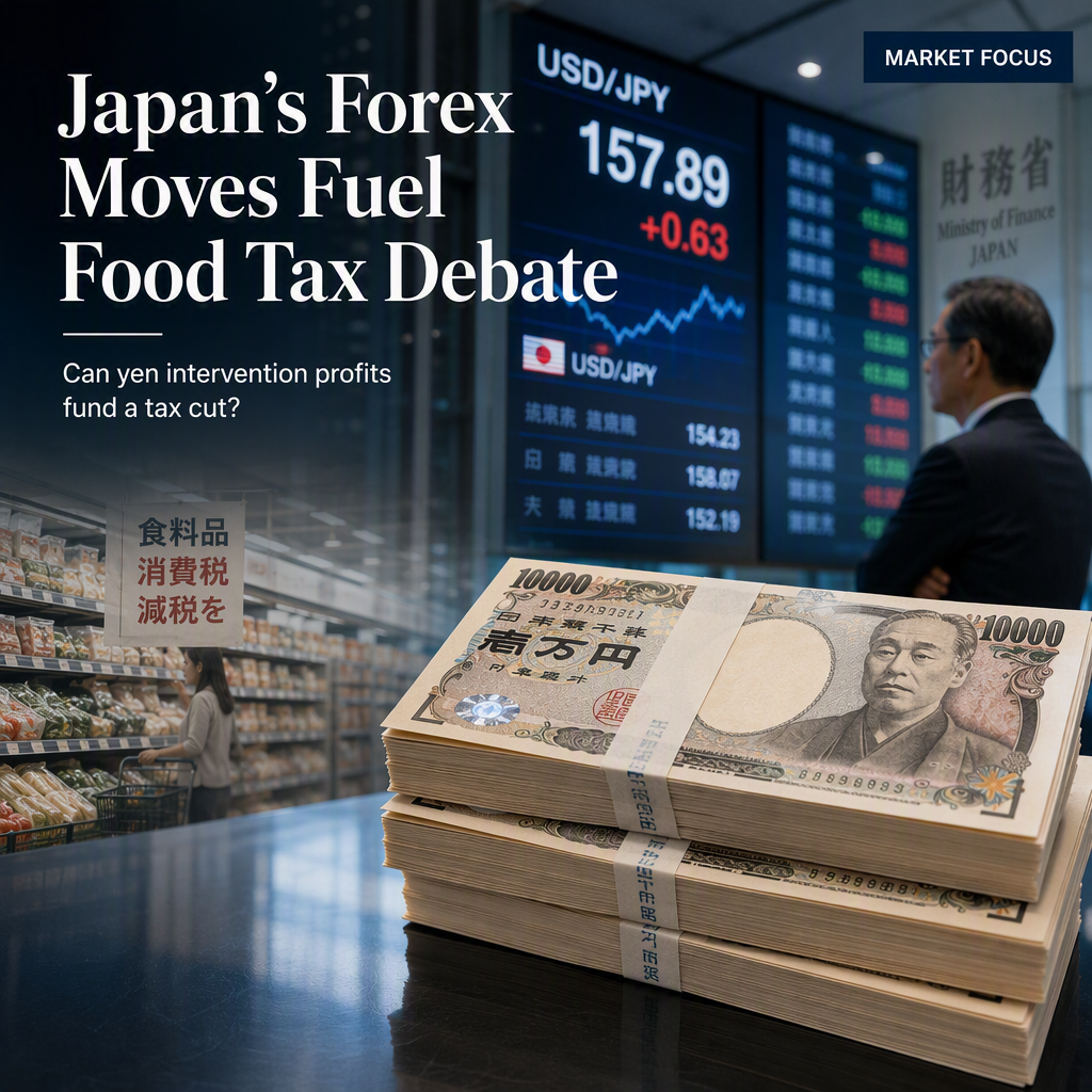 Japan's Forex Interventions Spark Debate Over Funding Food Tax Cut