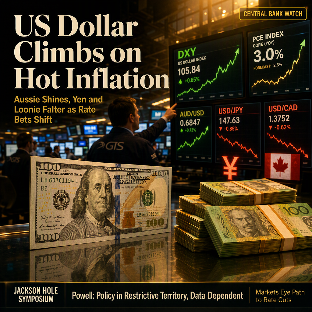 US Dollar Strengthens After Hot PCE Data; Australian Dollar Rallies on Surging CPI, Rate Hike Bets Intensify