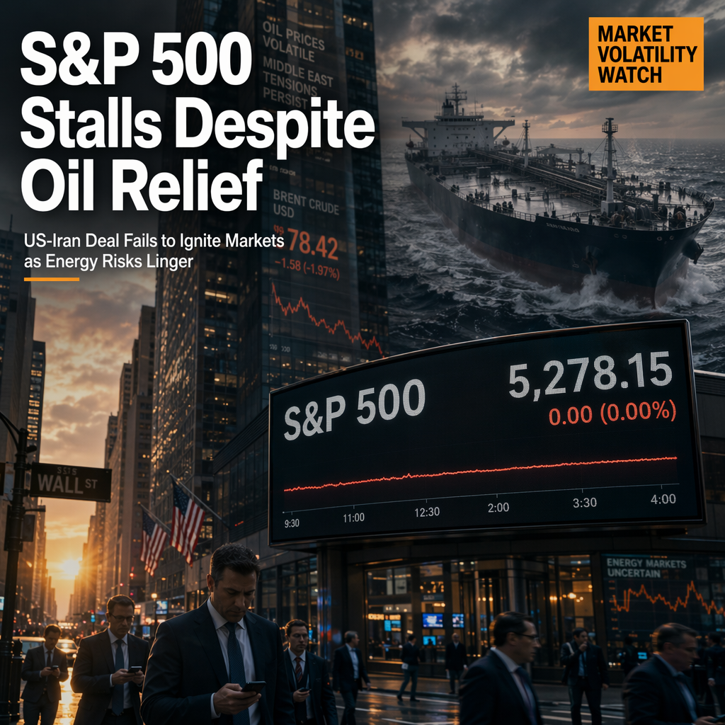 US-Iran Deal Offers Limited Relief as S&P 500 Stalls and Oil Markets Remain Volatile