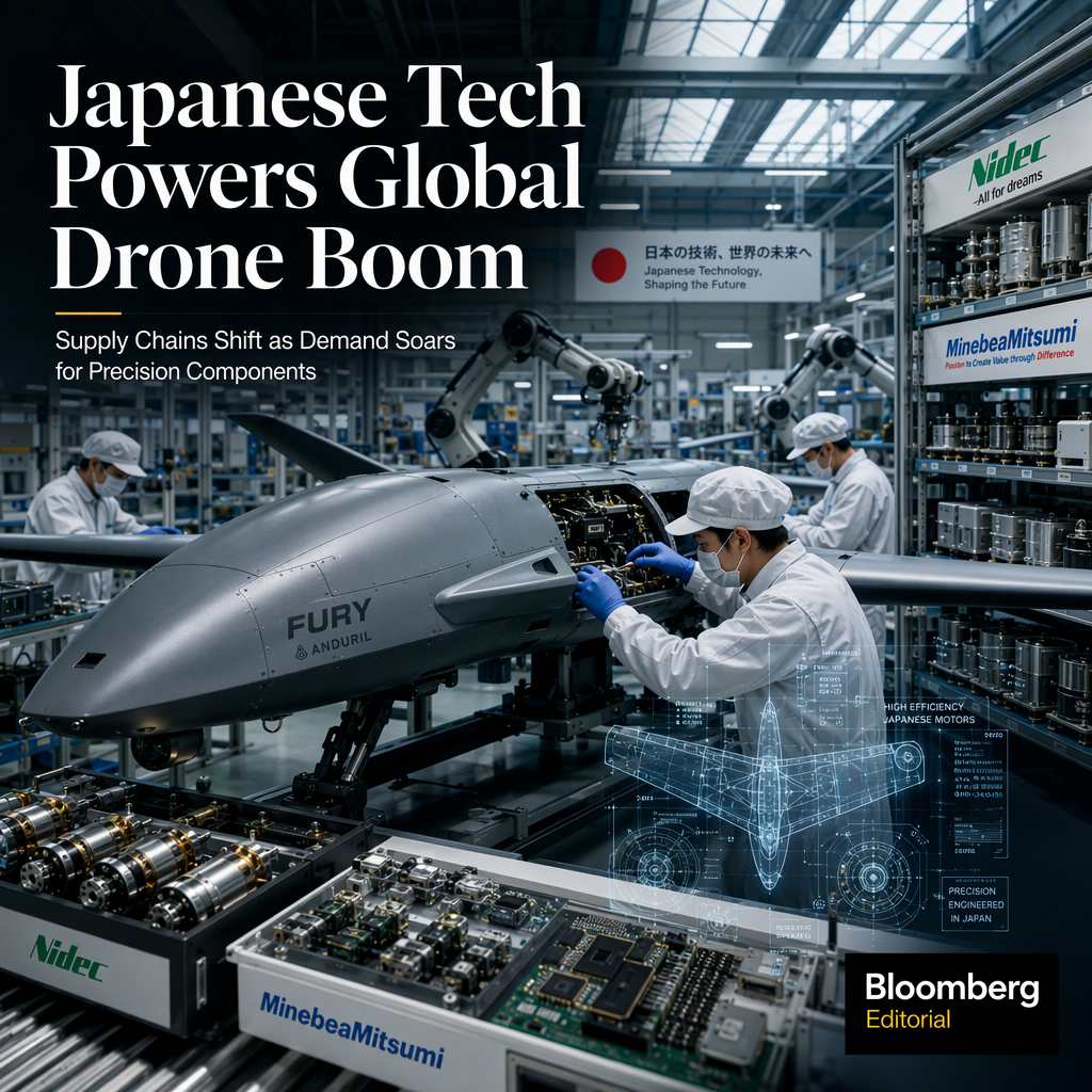 Global Drone Makers Target Japanese Tech for Supply Chain Expansion Amid Surging Demand