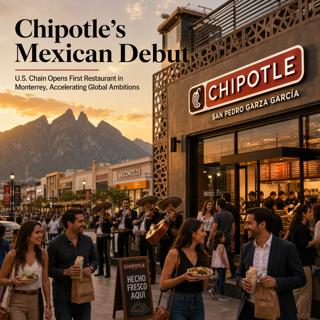 Chipotle Launches First Mexican Restaurant, Accelerating Global Expansion