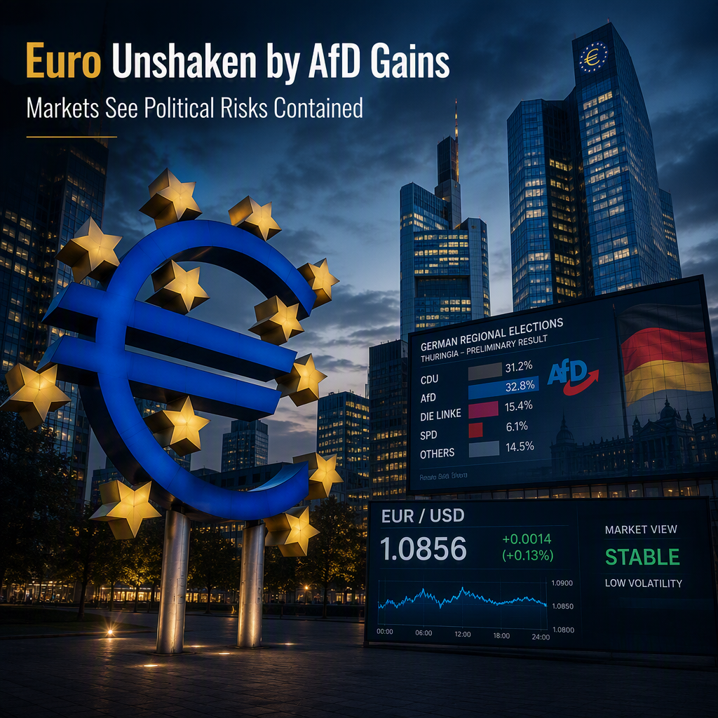 Nomura: Euro Unshaken by AfD Gains in German Regional Elections, Political Risks Seen Contained