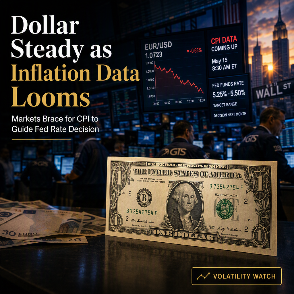 US Dollar Holds Gains as Markets Await Pivotal CPI Data to Guide Fed Rate Decision