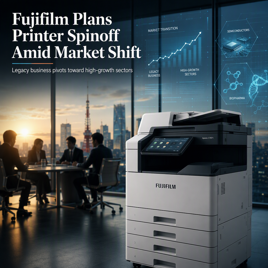 Fujifilm Considers Partial Spinoff and IPO of Multifunction Printer Business Amid Market Shift