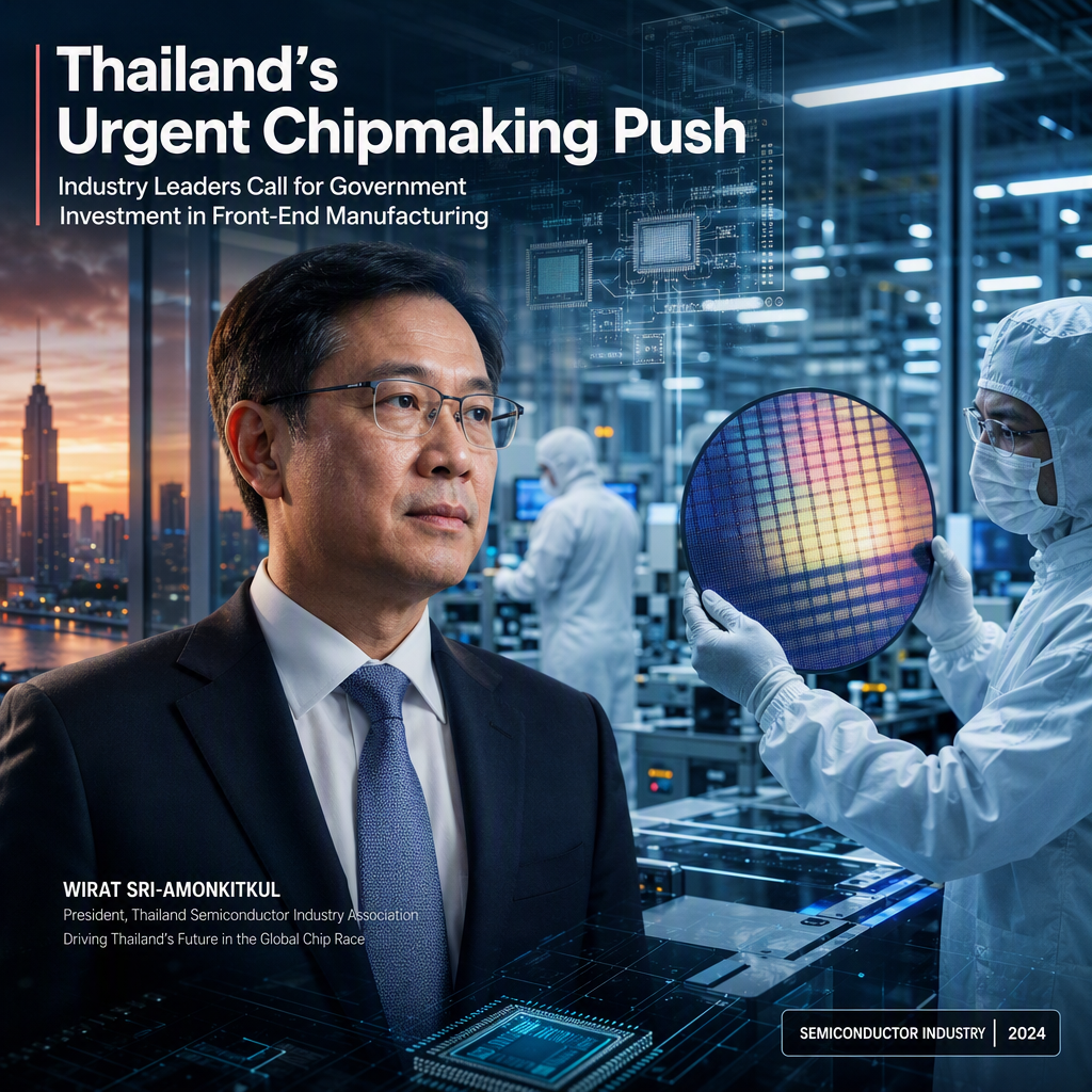 Thai Semiconductor Industry Urges Government to Invest in Front-End Chip Manufacturing