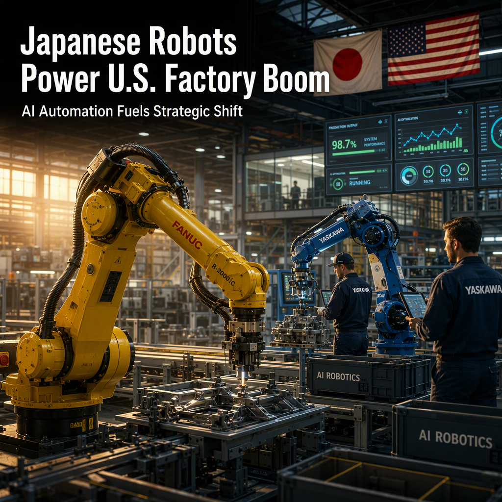 Japanese Robot Makers Fanuc and Yaskawa Accelerate U.S. Expansion Amid AI-Driven Automation Boom