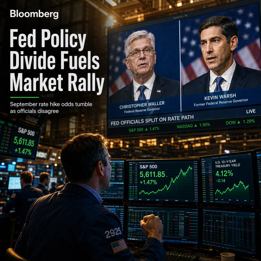 Fed Signals Split on Interest Rate Policy as Markets Rally and Rate Hike Odds Fall