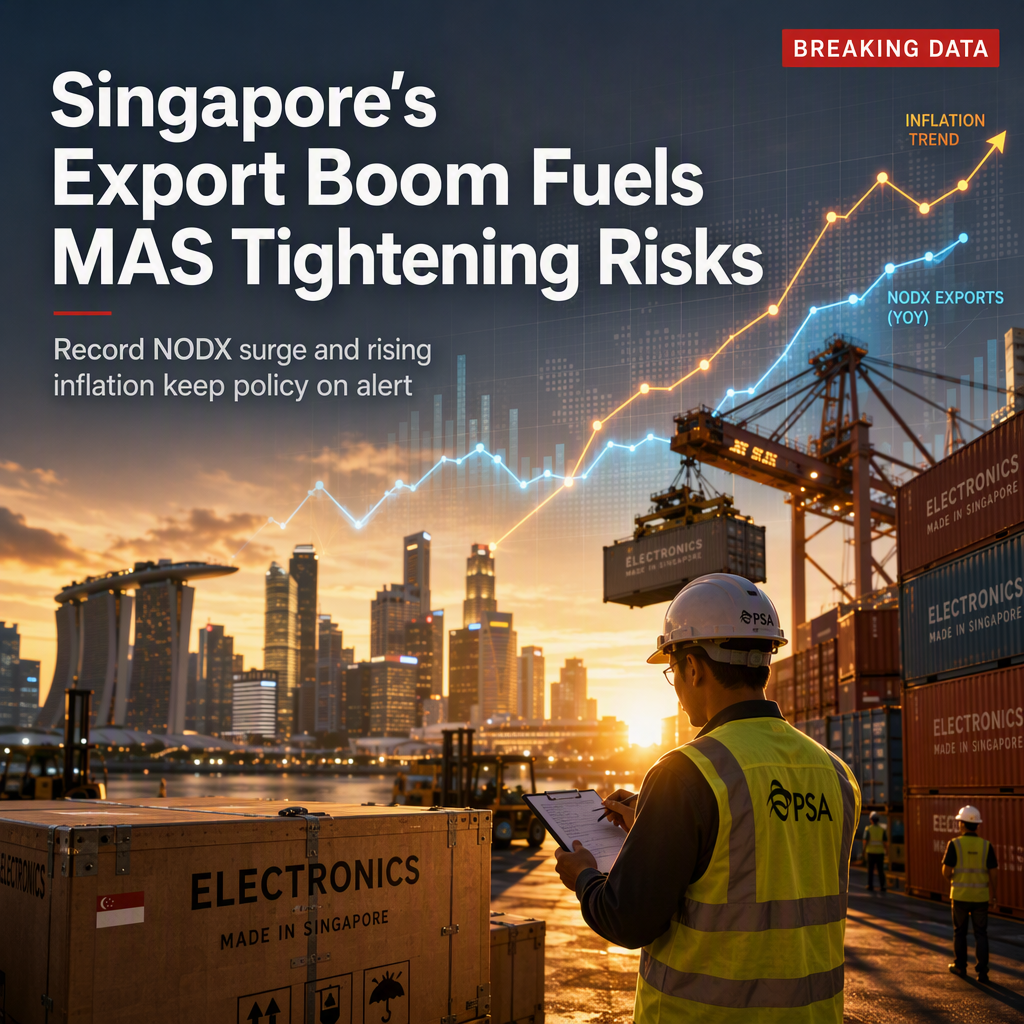 Singapore's Export Surge and Rising Inflation Keep MAS Tightening Risks Alive