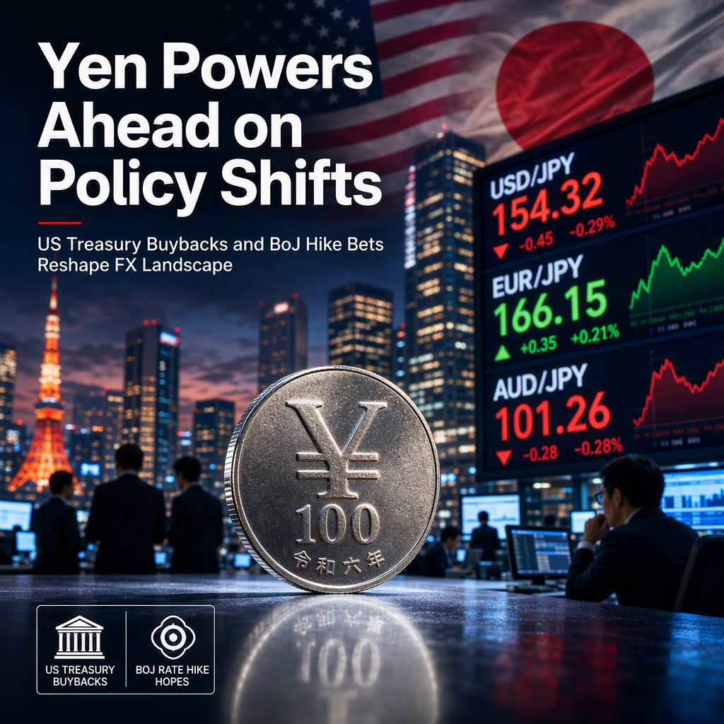 Yen Strengthens as US Treasury Buybacks and BoJ Rate Hike Expectations Shift FX Markets