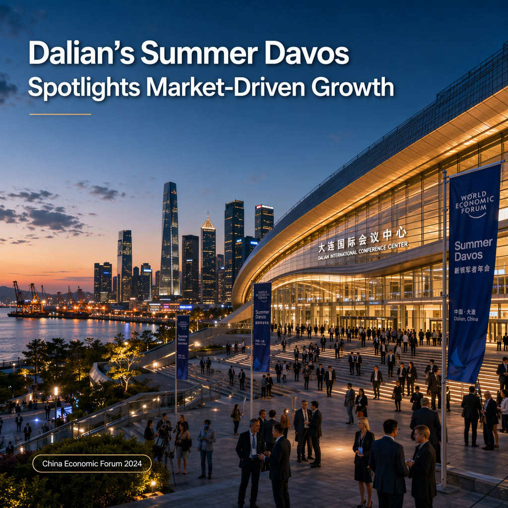Dalian Hosts Summer Davos Forum, Highlighting Market-Driven Growth Potential