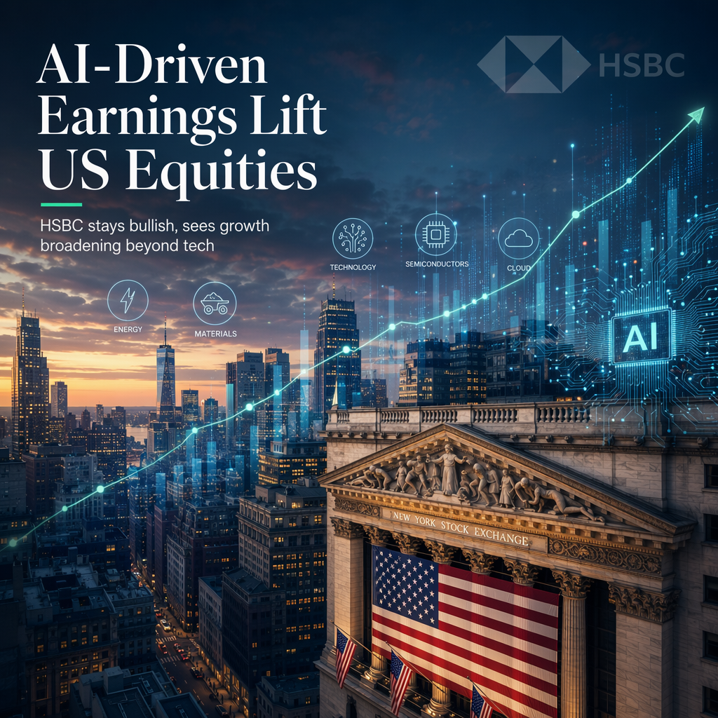 HSBC Maintains Overweight Stance on US Equities Amid Broadening AI-Led Earnings Growth