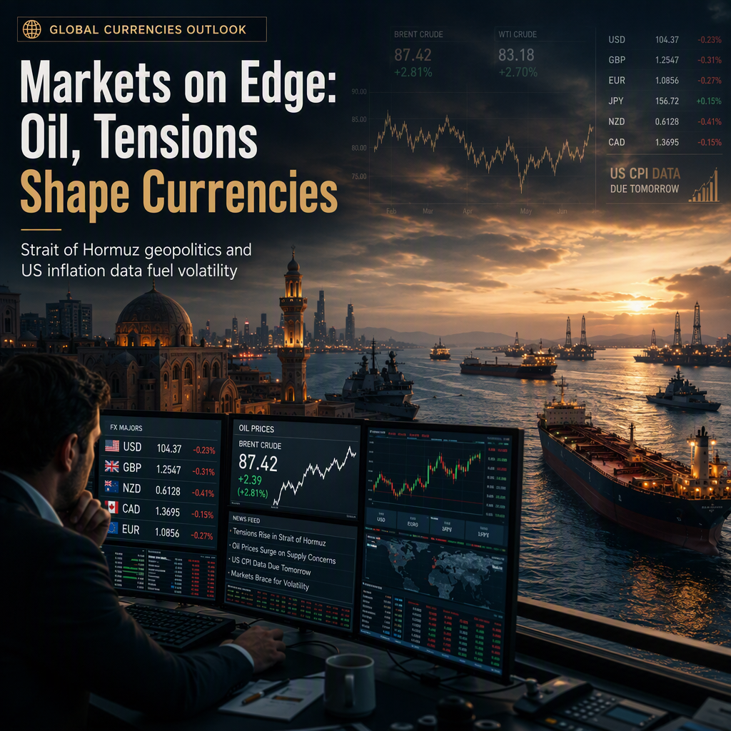 Geopolitical Tensions in the Middle East and Oil Volatility Drive Cautious Currency Markets Ahead of US CPI