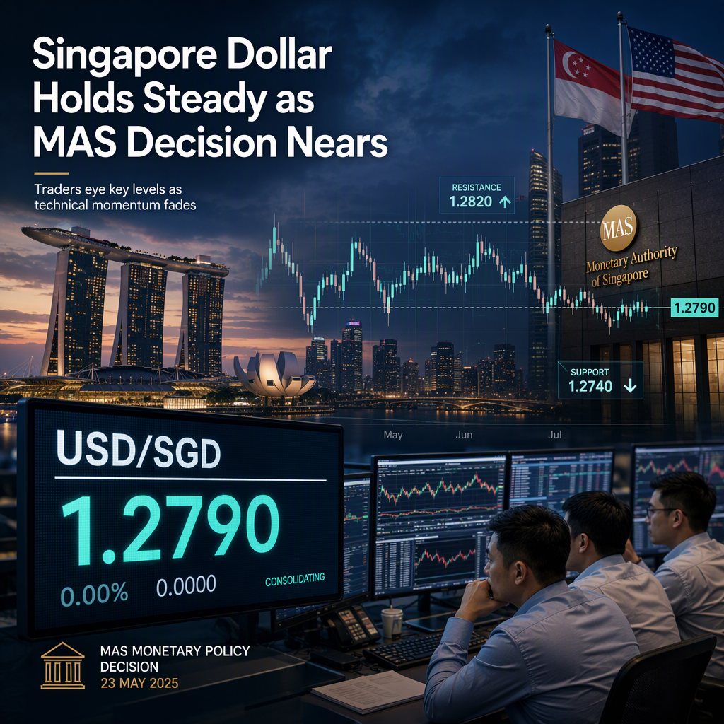 Singapore Dollar Consolidates Against US Dollar as MAS Policy Decision Looms