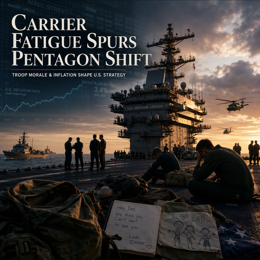 Pentagon Plans Replacement of USS Abraham Lincoln Amid Troop Fatigue and Inflation Concerns