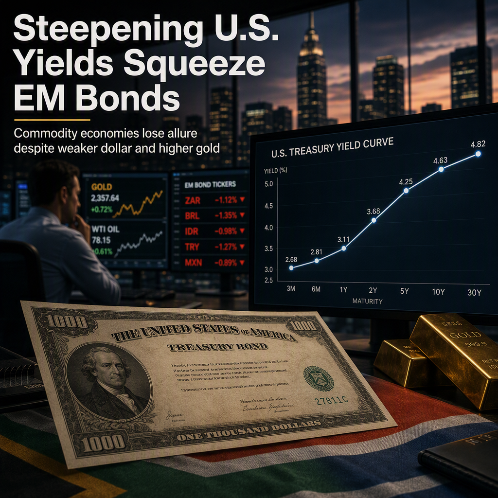Steepening U.S. Treasury Curve Diminishes Appeal of Commodity-Based Emerging Market Bonds