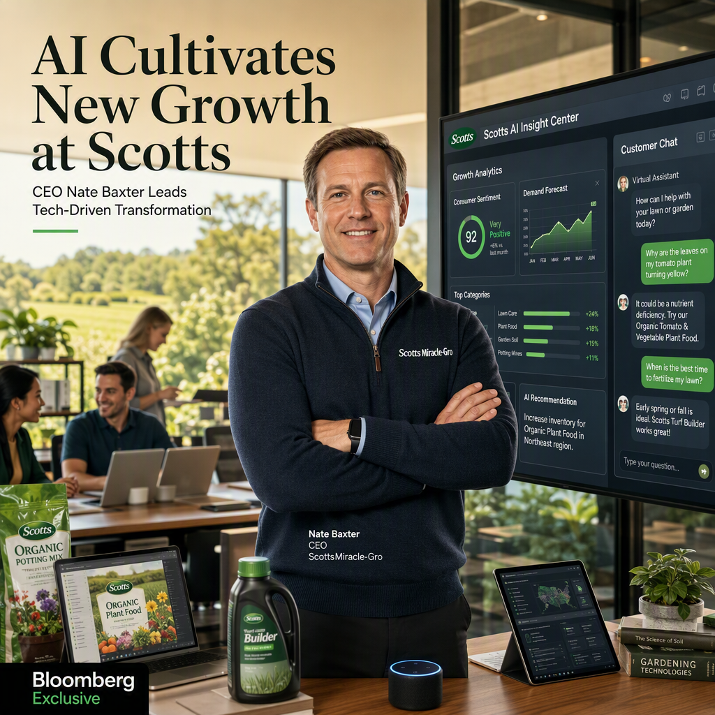 ScottsMiracle-Gro CEO Nate Baxter Drives AI Transformation to Capture New Growth