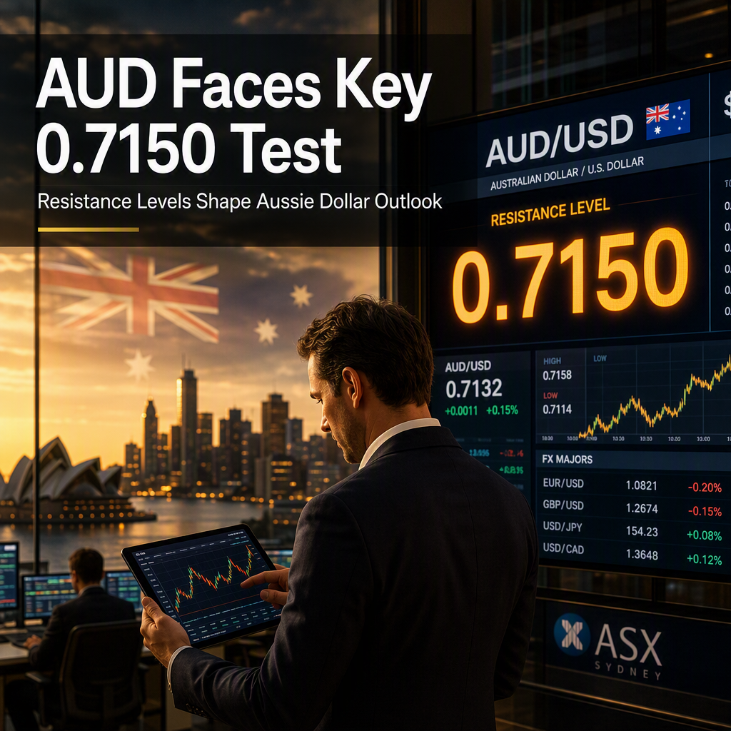 Australian Dollar Faces Key Resistance at 0.7150 Against US Dollar, Says UOB