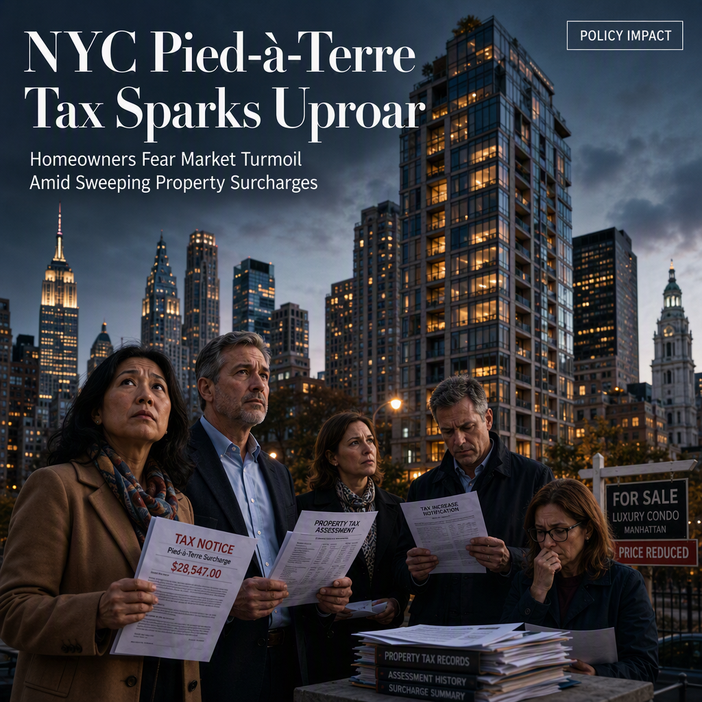 NYC 'Pied-à-Terre' Tax Sparks Backlash Over Impact on Homeowners and Housing Market