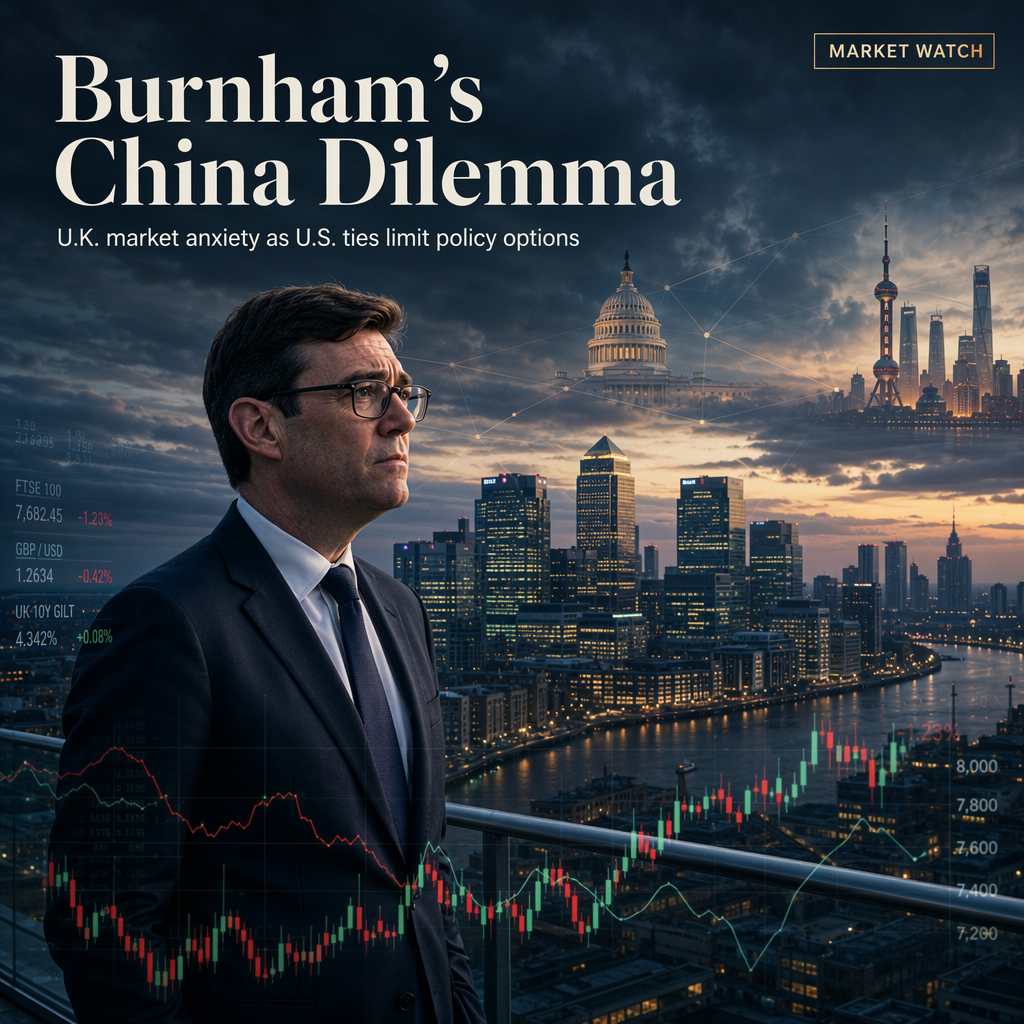 Burnham's China Policy Faces Constraints from U.S. Ties, Stirring Market Caution