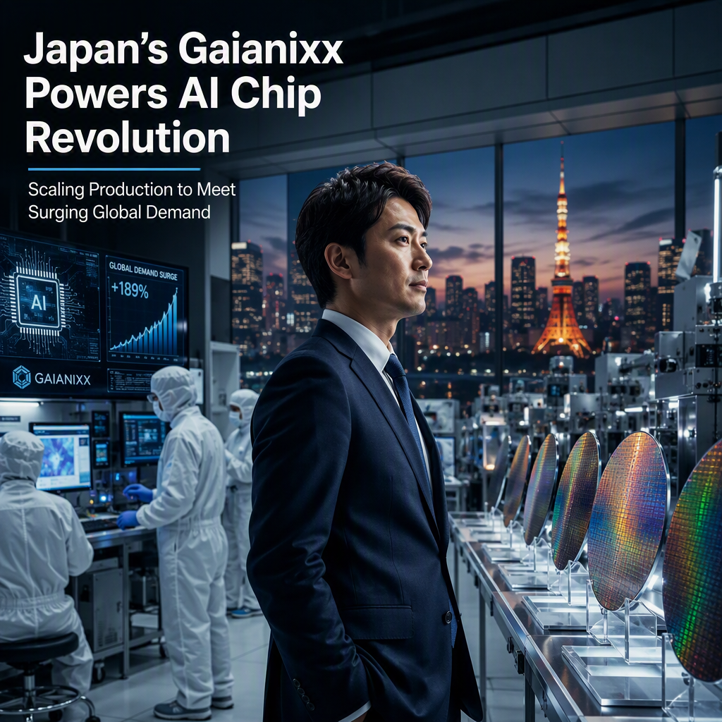 Japan’s Gaianixx Ramps Up Chip Materials Production to Meet AI-Driven Demand