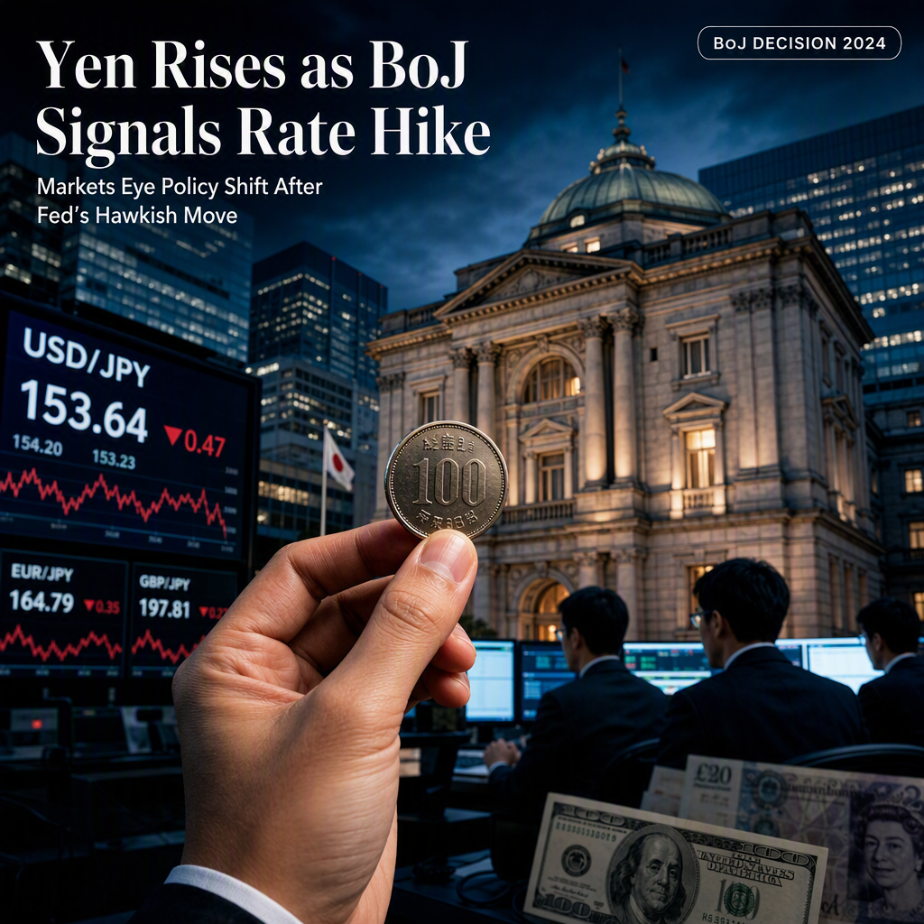 Japanese Yen Strengthens as Markets Anticipate BoJ Rate Hike Following Fed's Hawkish Stance