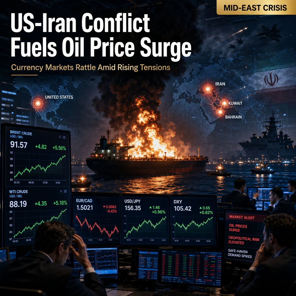 Escalating US-Iran Tensions Drive Oil Prices Higher, Impacting Currency Markets