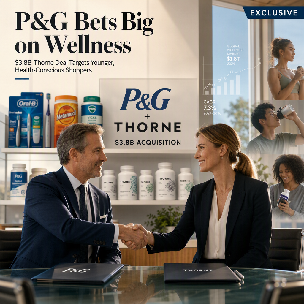 Procter & Gamble Acquires Thorne for $3.8 Billion to Expand Health and Wellness Portfolio